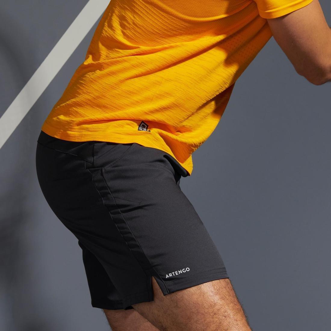 CARBON GREY Men's Tennis Shorts Essential+, , large image number 14