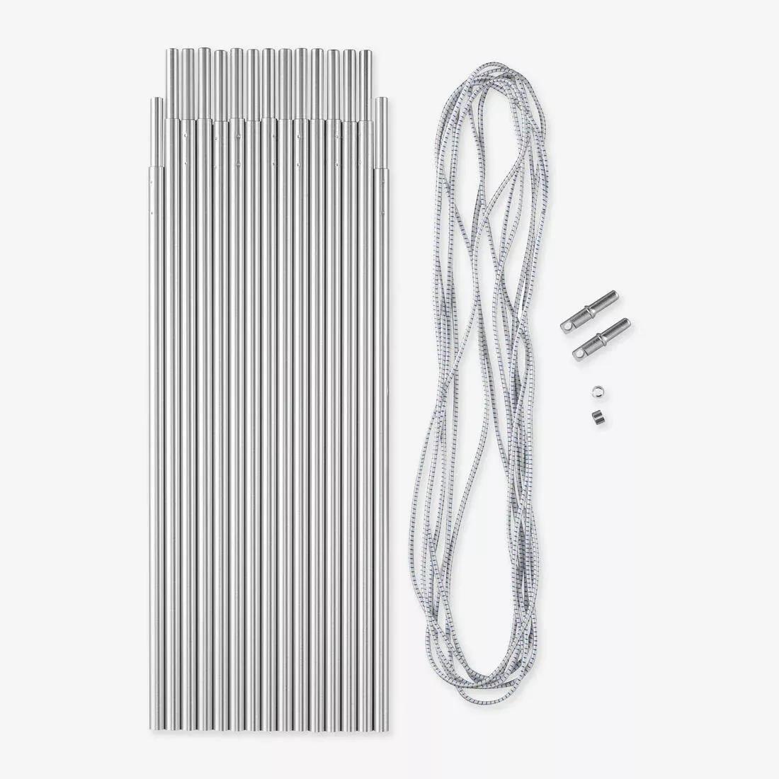 Aluminium 4.5M - 8.5Mm Pole Kit In 14X32.5Cm Sections, No Color, large image number 0