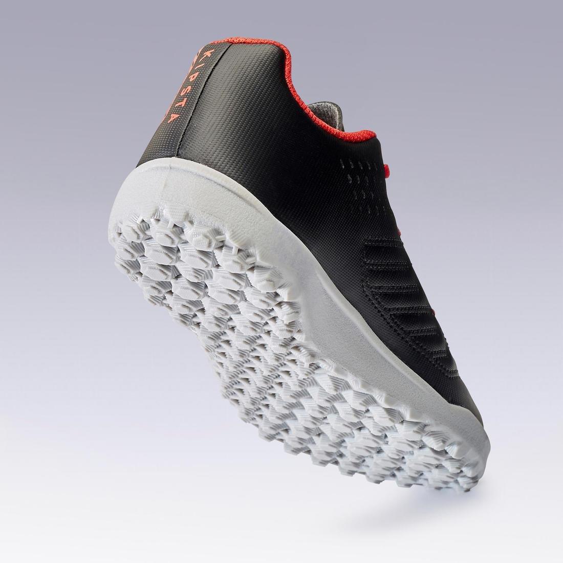 Hard Ground Football Boots Agility 100TF, Black/Red, No Color, large image number 7