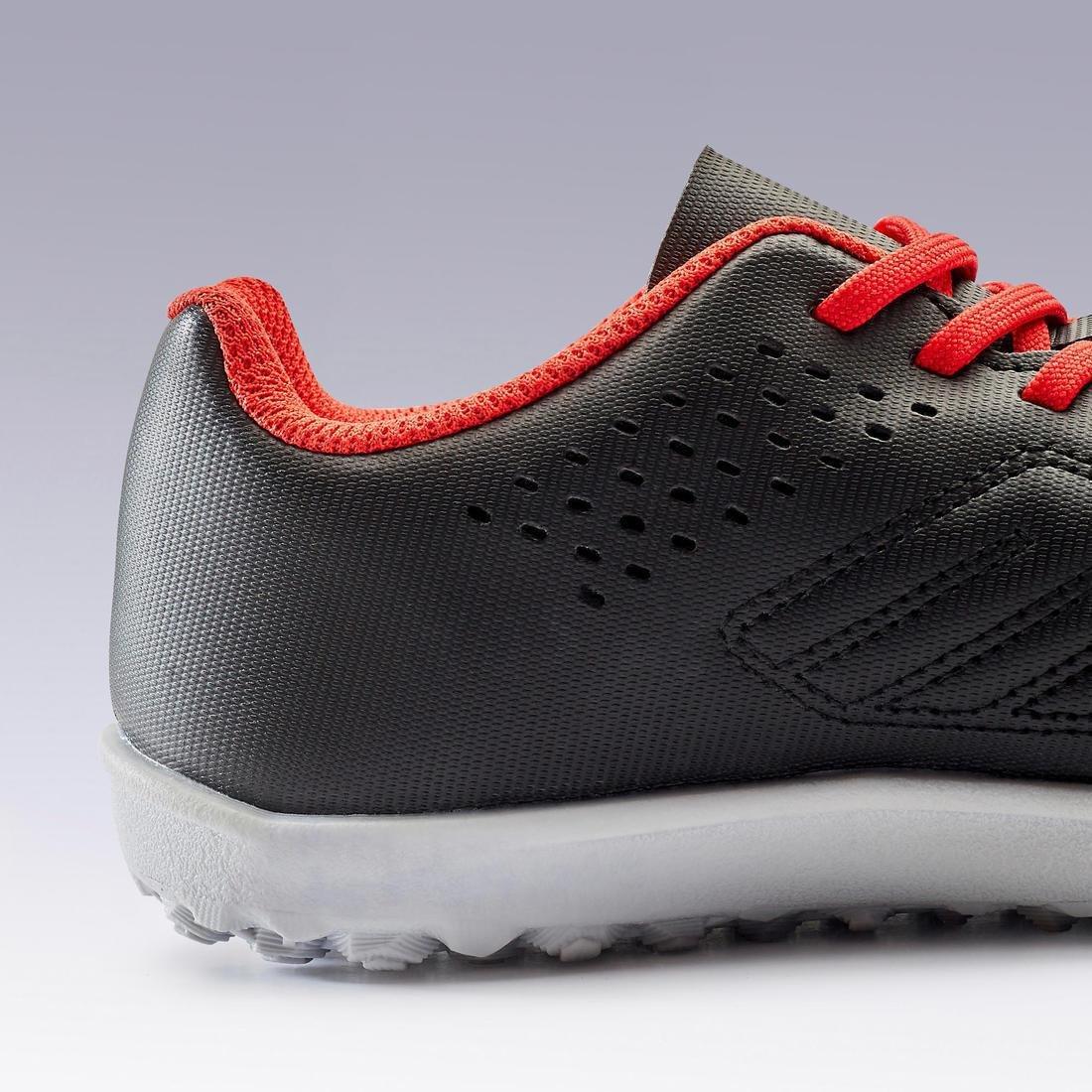 Hard Ground Football Boots Agility 100TF, Black/Red, No Color, large image number 10