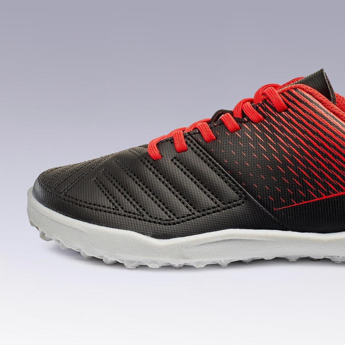 Hard Ground Football Boots Agility 100TF, Black/Red, No Color, large image number 11