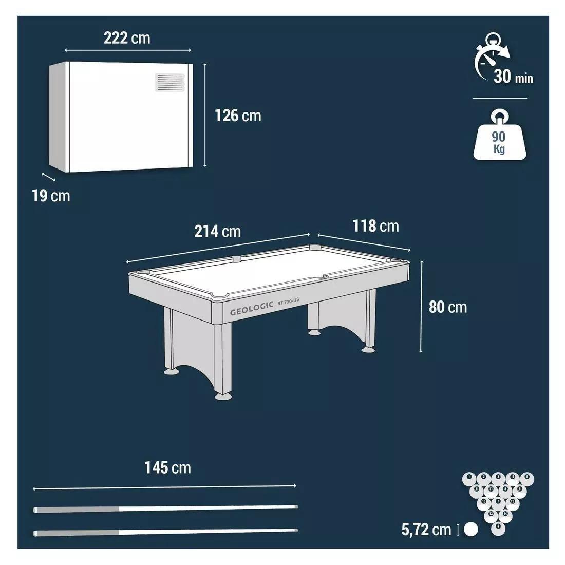 Pool Table BT 700 US, No Color, medium