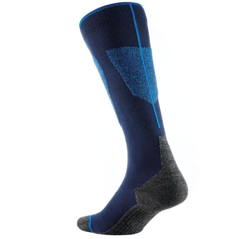 GALAXY BLUE ADULT SKI SOCKS - 100 - BURGUNDY, No Color, large image number 2