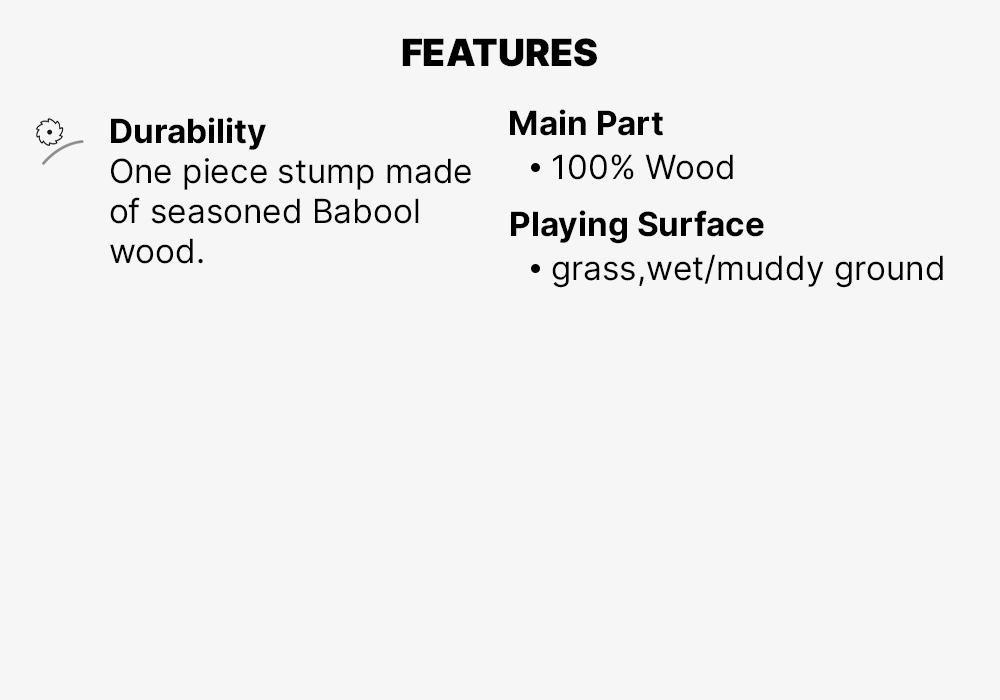 Cricket Stump, Yellow, No Color, medium