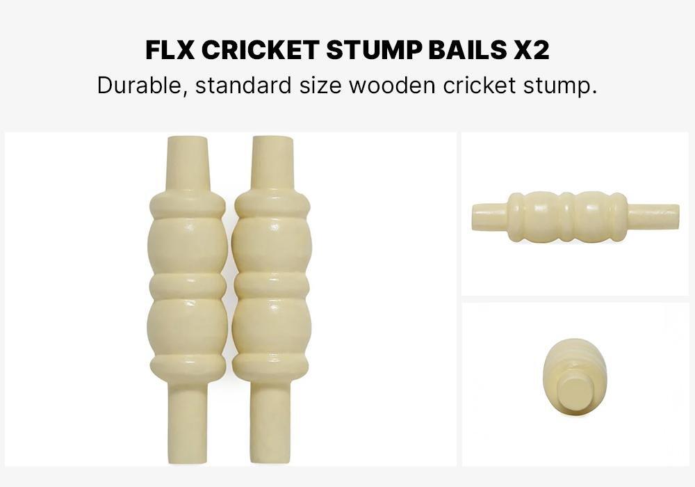 Cricket Stump Bails X 2, Yellow, No Color, medium