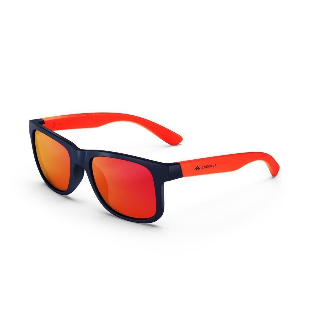 Kids Hiking Sunglasses Mh T140 Category 3, Blood Orange, No Color, large image number 5