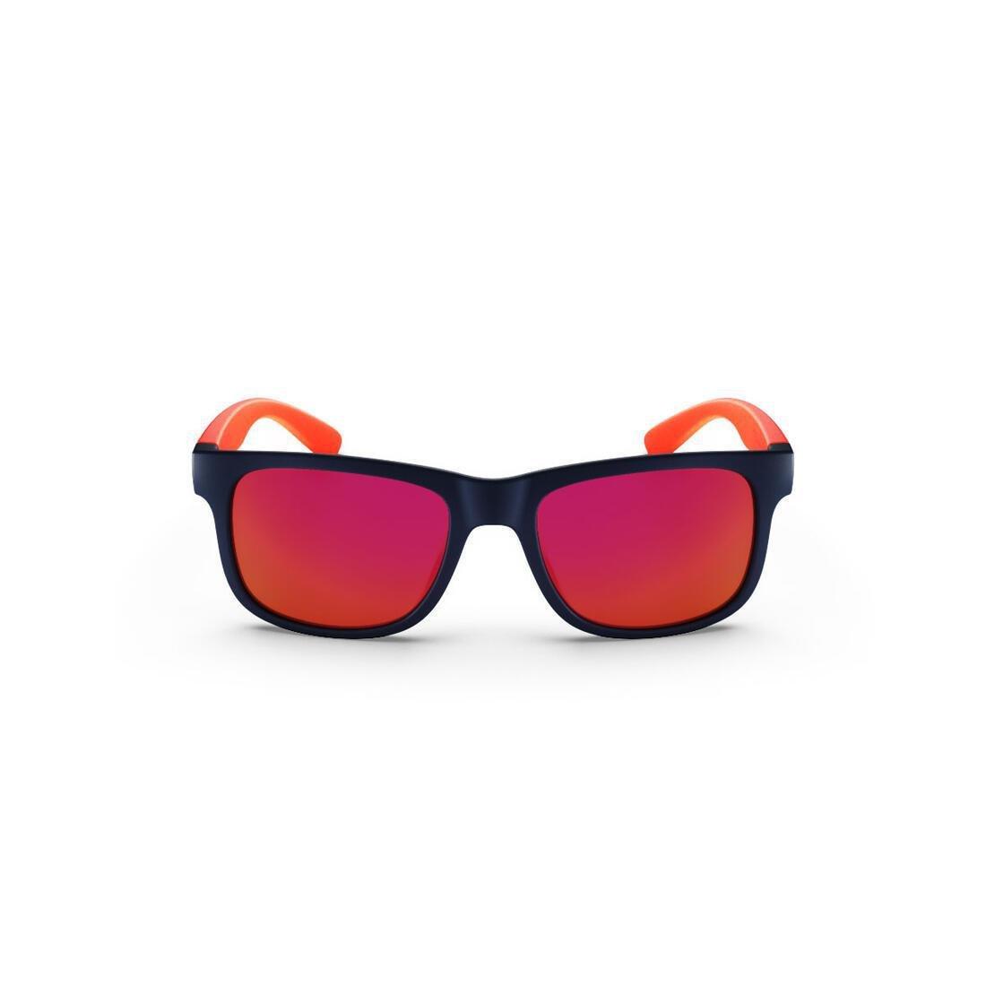 Kids Hiking Sunglasses Mh T140 Category 3, Blood Orange, No Color, large image number 7
