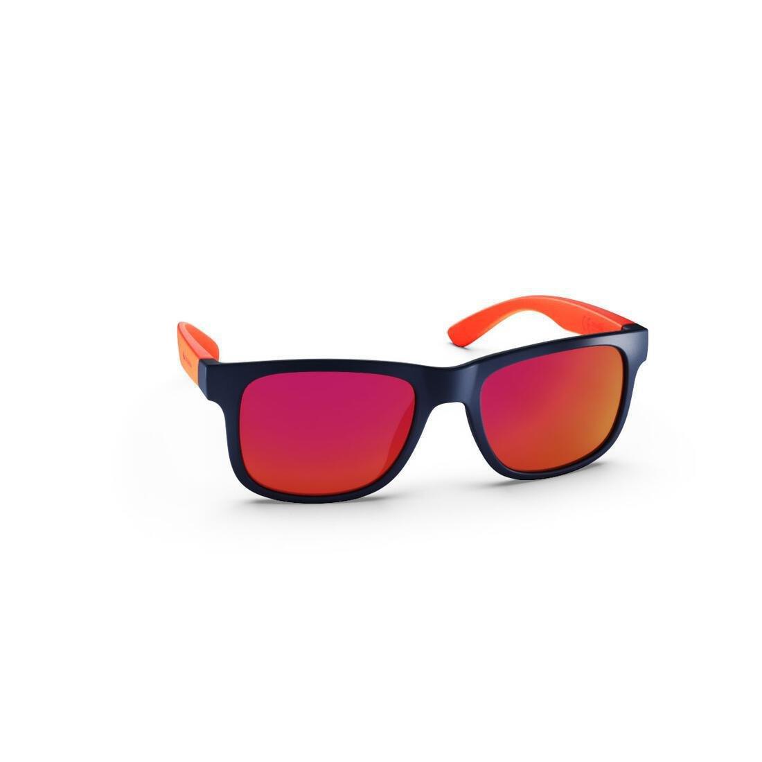 Kids Hiking Sunglasses Mh T140 Category 3, Blood Orange, No Color, large image number 8