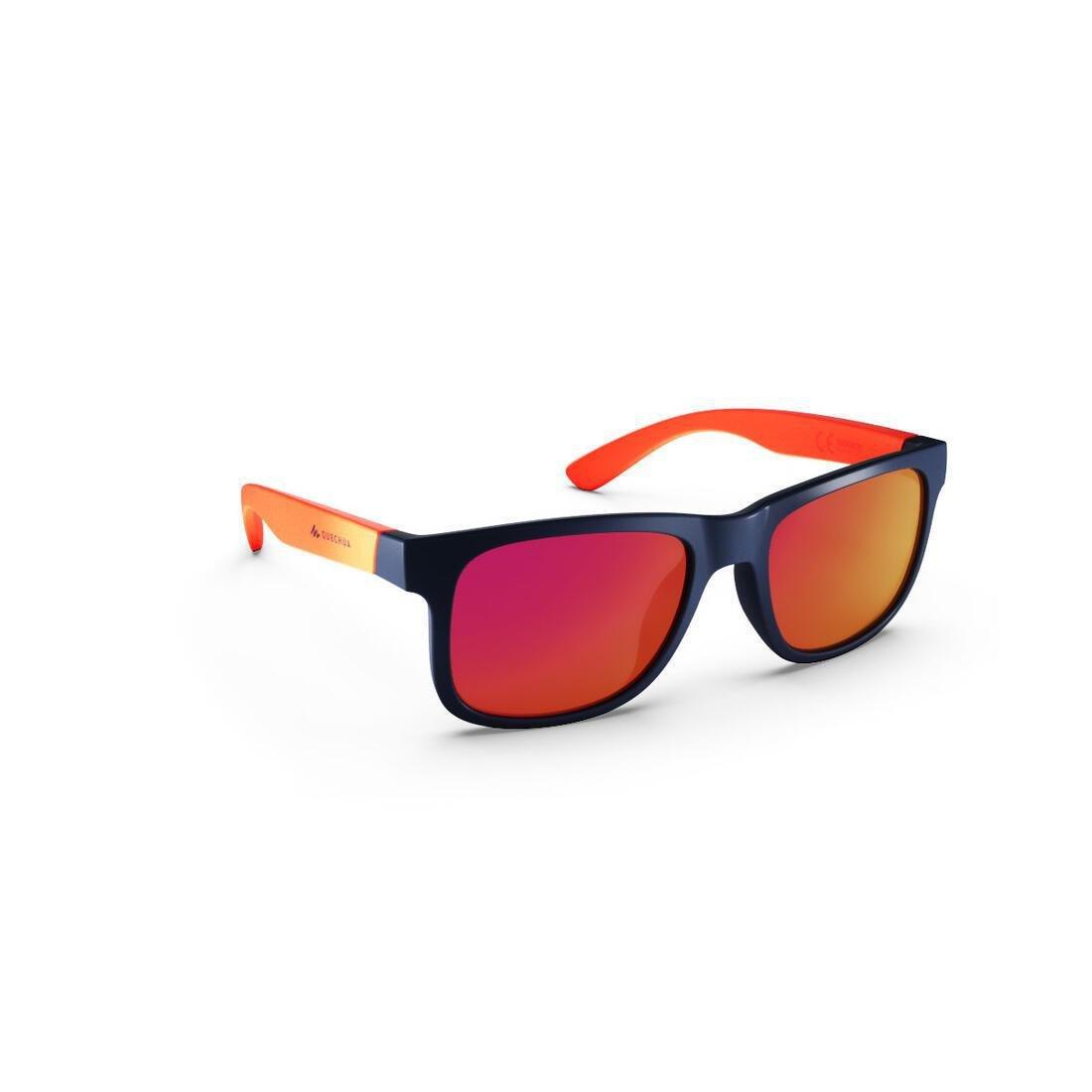 Kids Hiking Sunglasses Mh T140 Category 3, Blood Orange, No Color, large image number 9