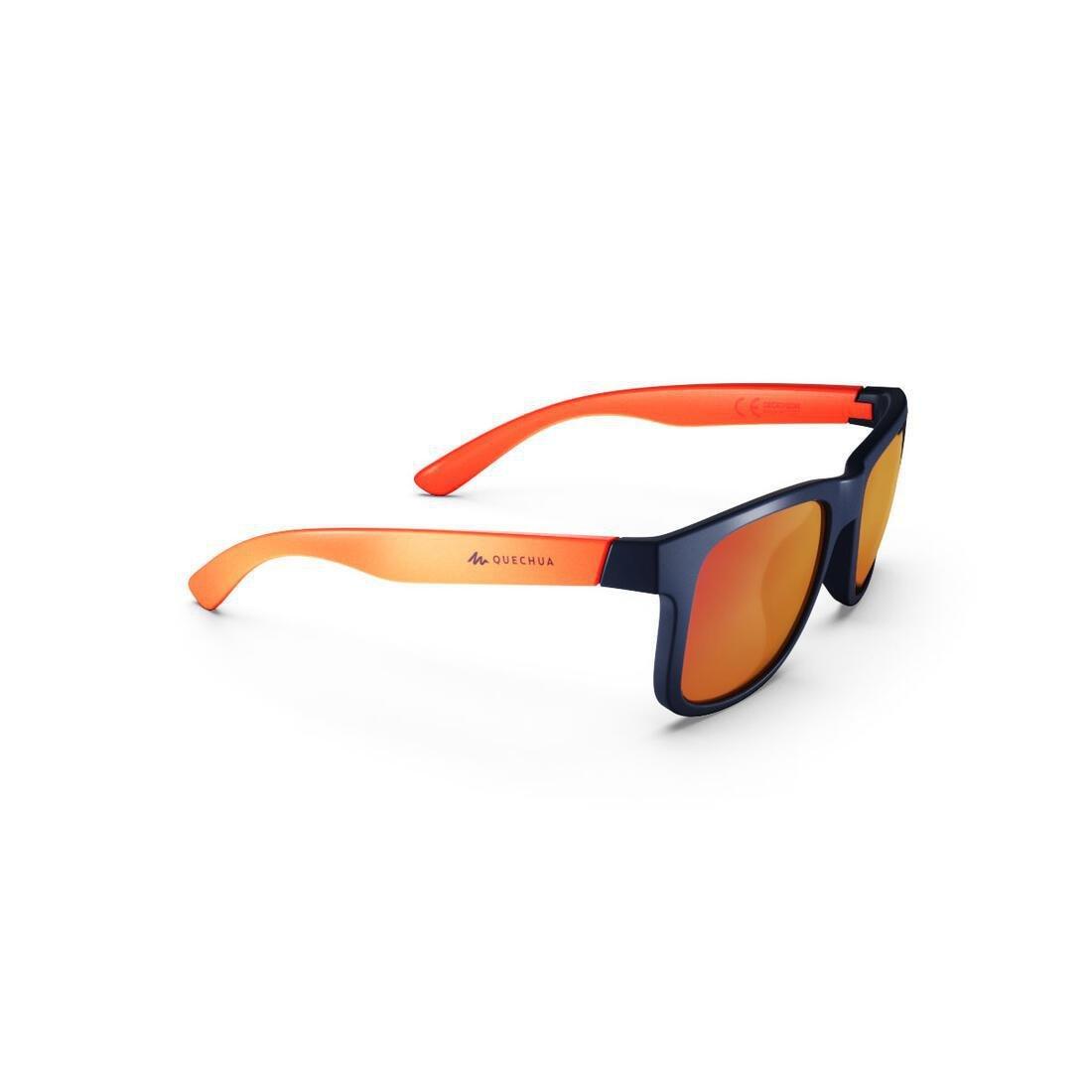 Kids Hiking Sunglasses Mh T140 Category 3, Blood Orange, No Color, large image number 11