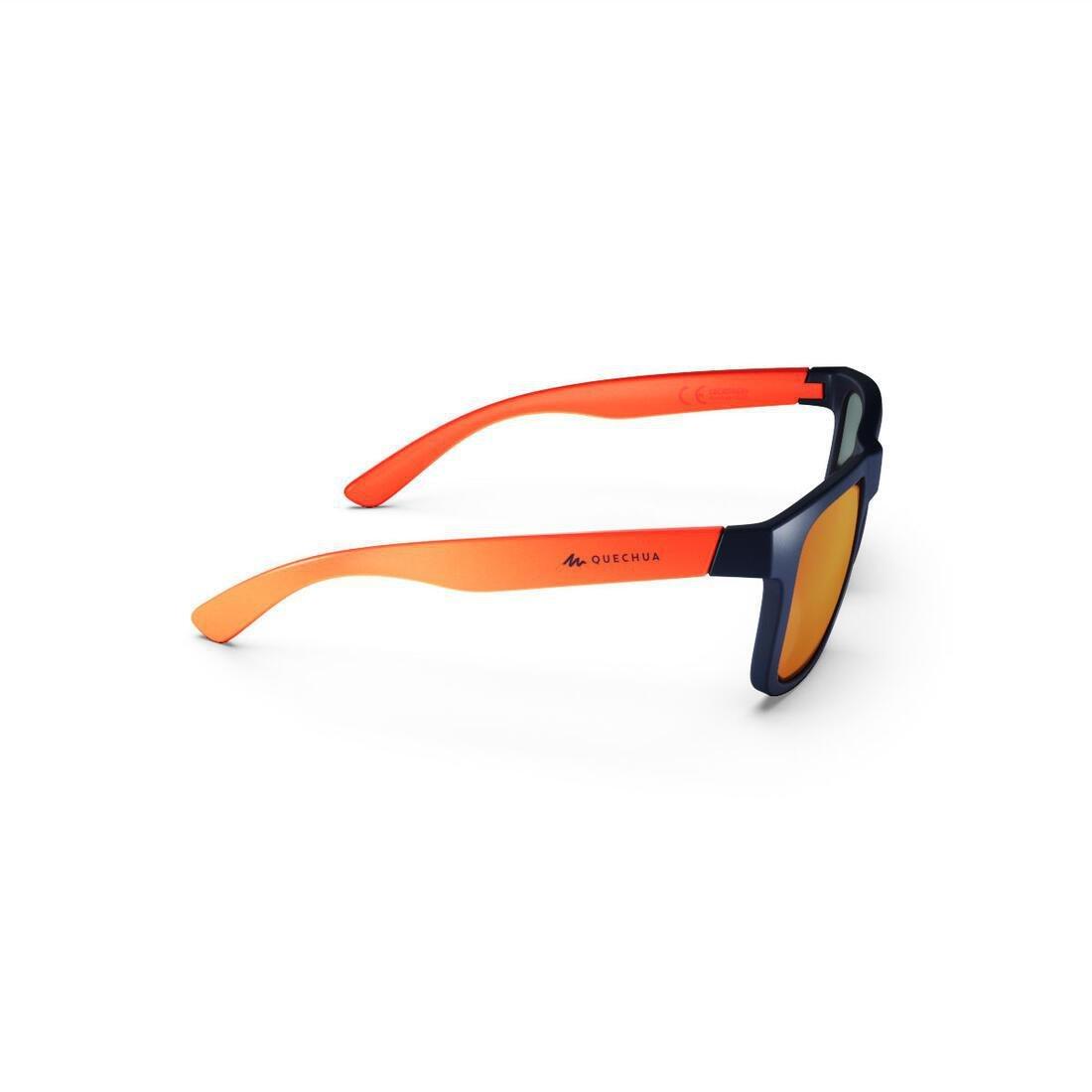 Kids Hiking Sunglasses Mh T140 Category 3, Blood Orange, No Color, large image number 12