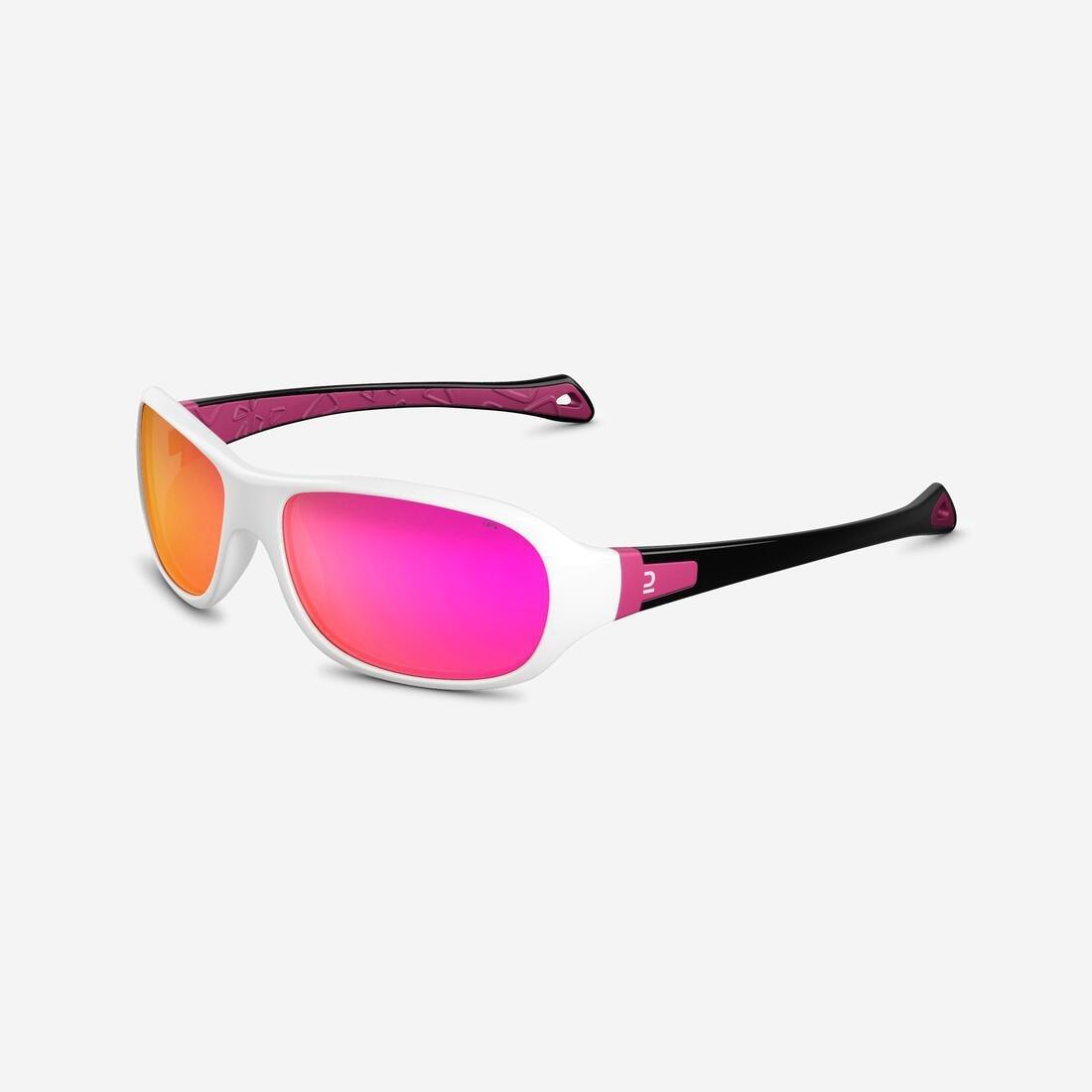 Kids Hiking Sunglasses Category 4 Mh T500, Navy Blue, No Color, large image number 2