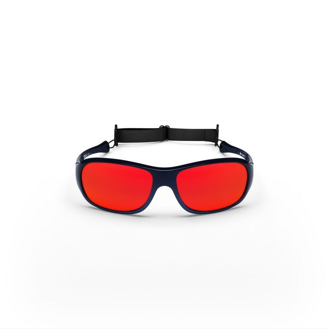 Kids Hiking Sunglasses Category 4 Mh T500, Navy Blue, No Color, large image number 5