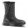 QUECHUA - Men Warm Waterproof Hiking Boots - Sh100 Ultra-Warm, Black