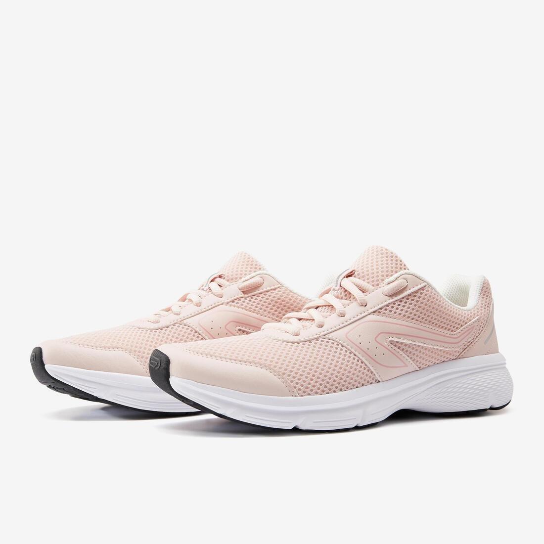 PINK RUN CUSHION WOMEN'S RUNNING SHOES - BLACK/CORAL, , large image number 12