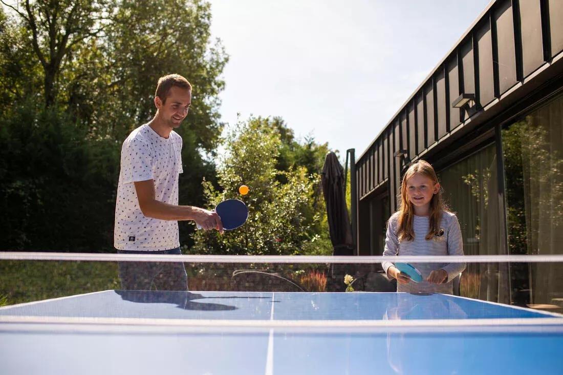 GREEN Outdoor Table Tennis Table PPT 130 - Blue, No Color, large image number 1