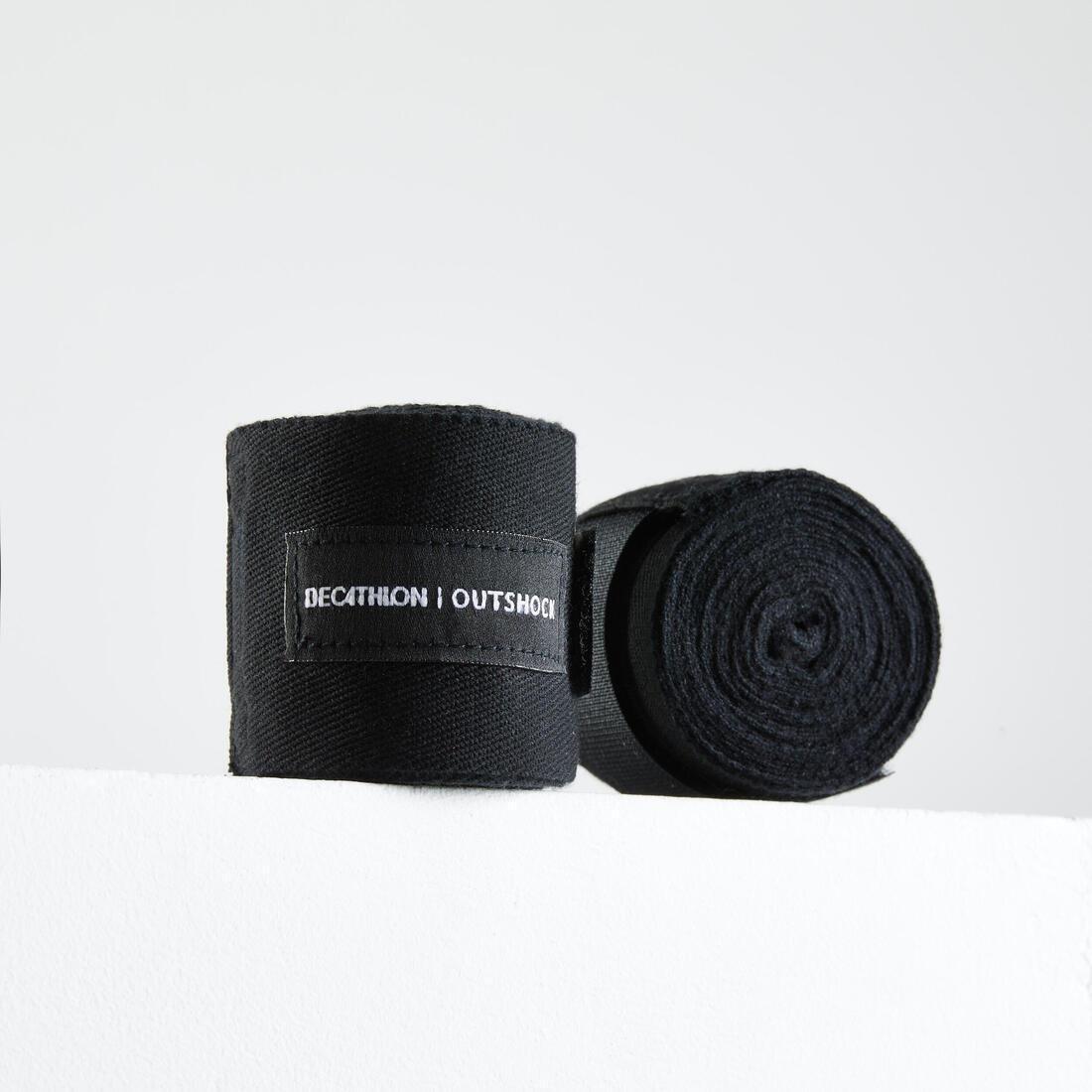 Boxing Wraps 100, Black, No Color, large