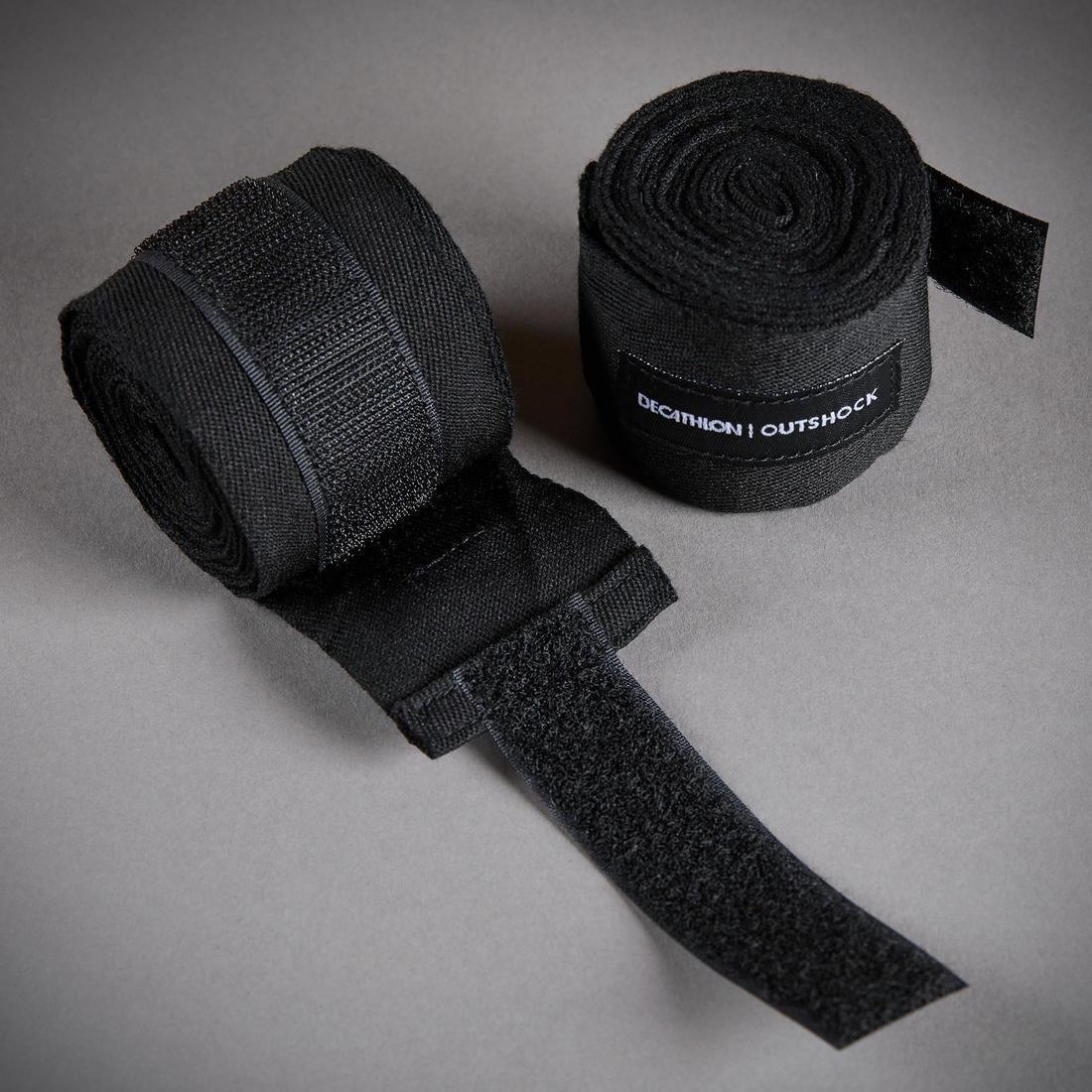 OUTSHOCK - Boxing Wraps 100, Black