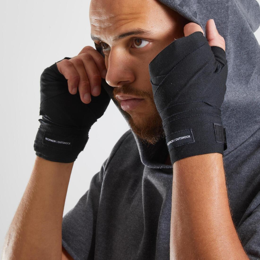 OUTSHOCK - Boxing Wraps 100, Black