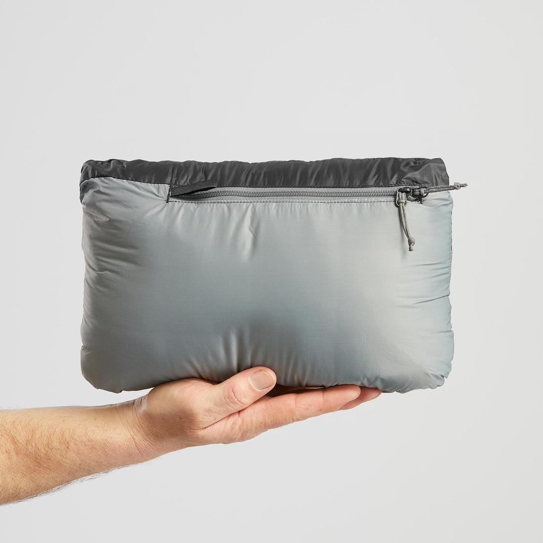 Trek 100 Men's Padded Hiking Jacket, Black, No Color, large image number 14