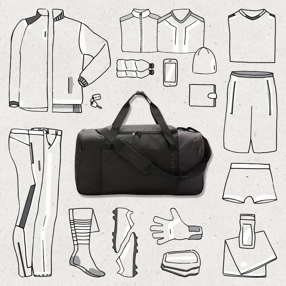 Sports Bag Essential, Grey, No Color, large image number 9