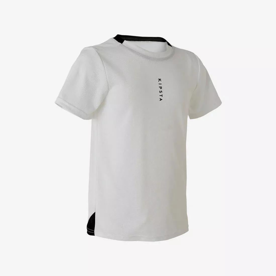 KIds'  Football Jersey F100,White, No Color, large image number 1
