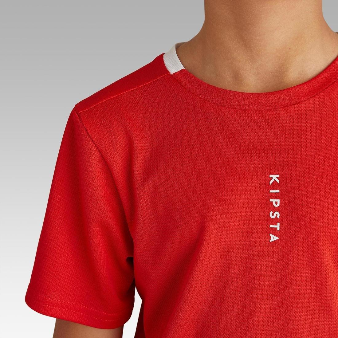 Kids Unisex Football Jersey - F100, Red, No Color, large image number 13