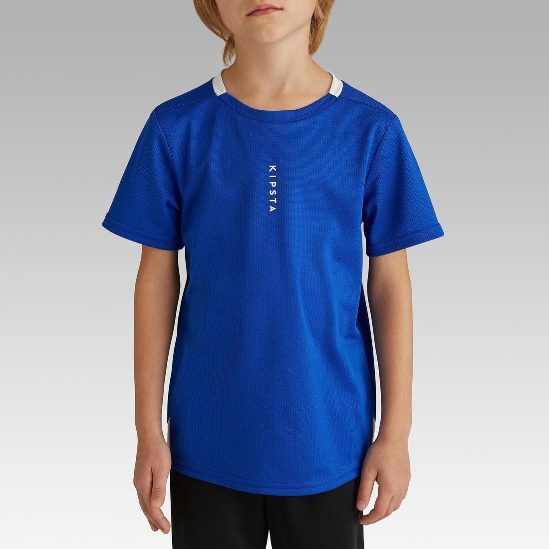 KIPSTA - Kids Football Jersey F100, Bright Indigo