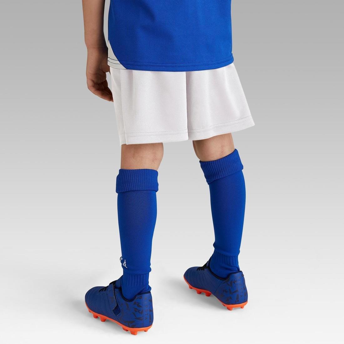 KIPSTA - Kids Football Shorts F100, Bright Indigo