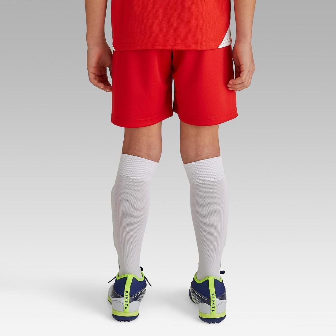 Kids Football Shorts F100, Bright Indigo, , large image number 13
