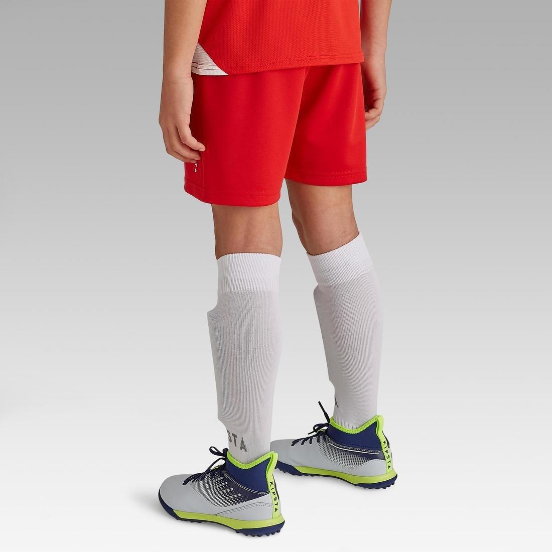 Kids Football Shorts F100, Bright Indigo, , large image number 14