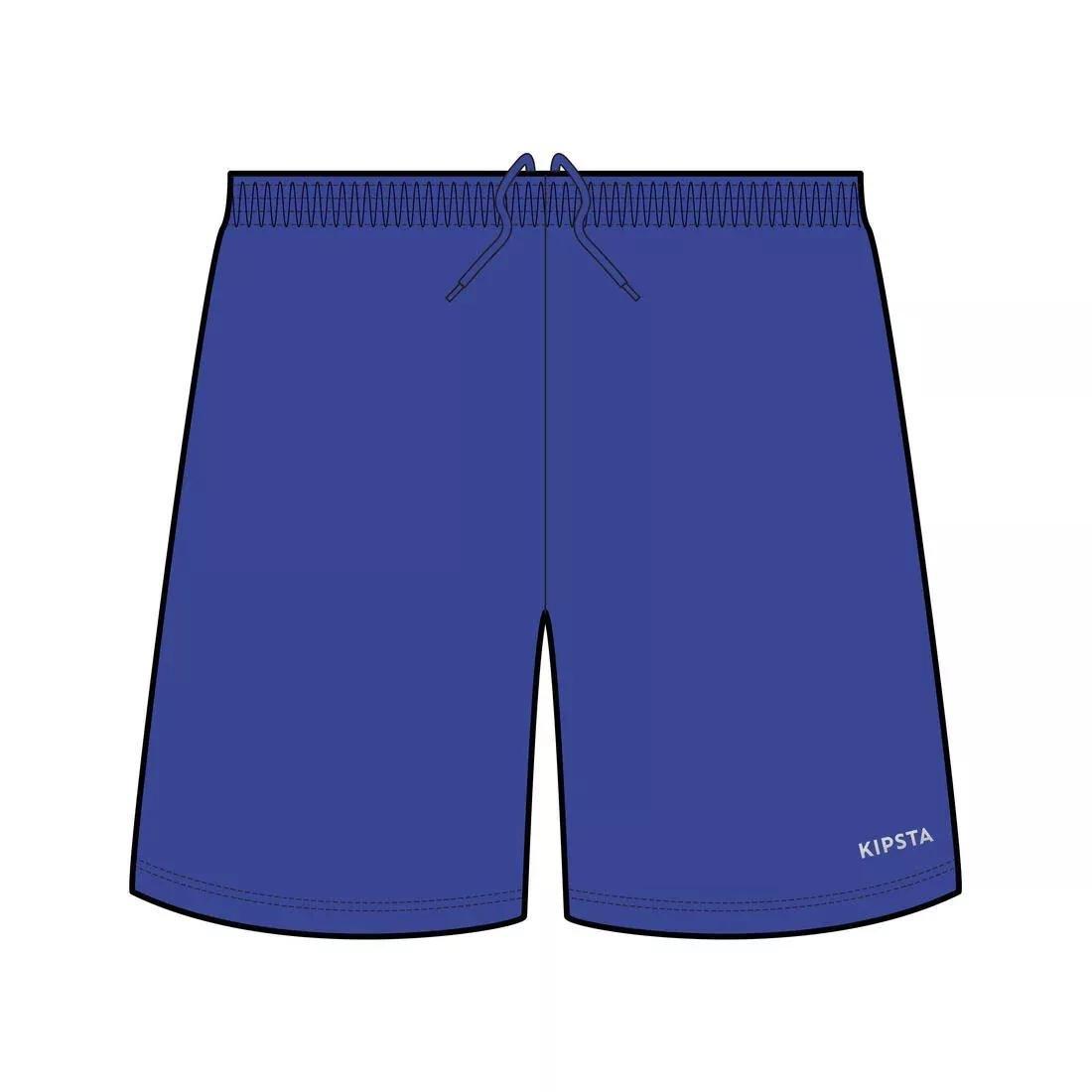 KIds'  Football Shorts F100, Black, No Color, medium