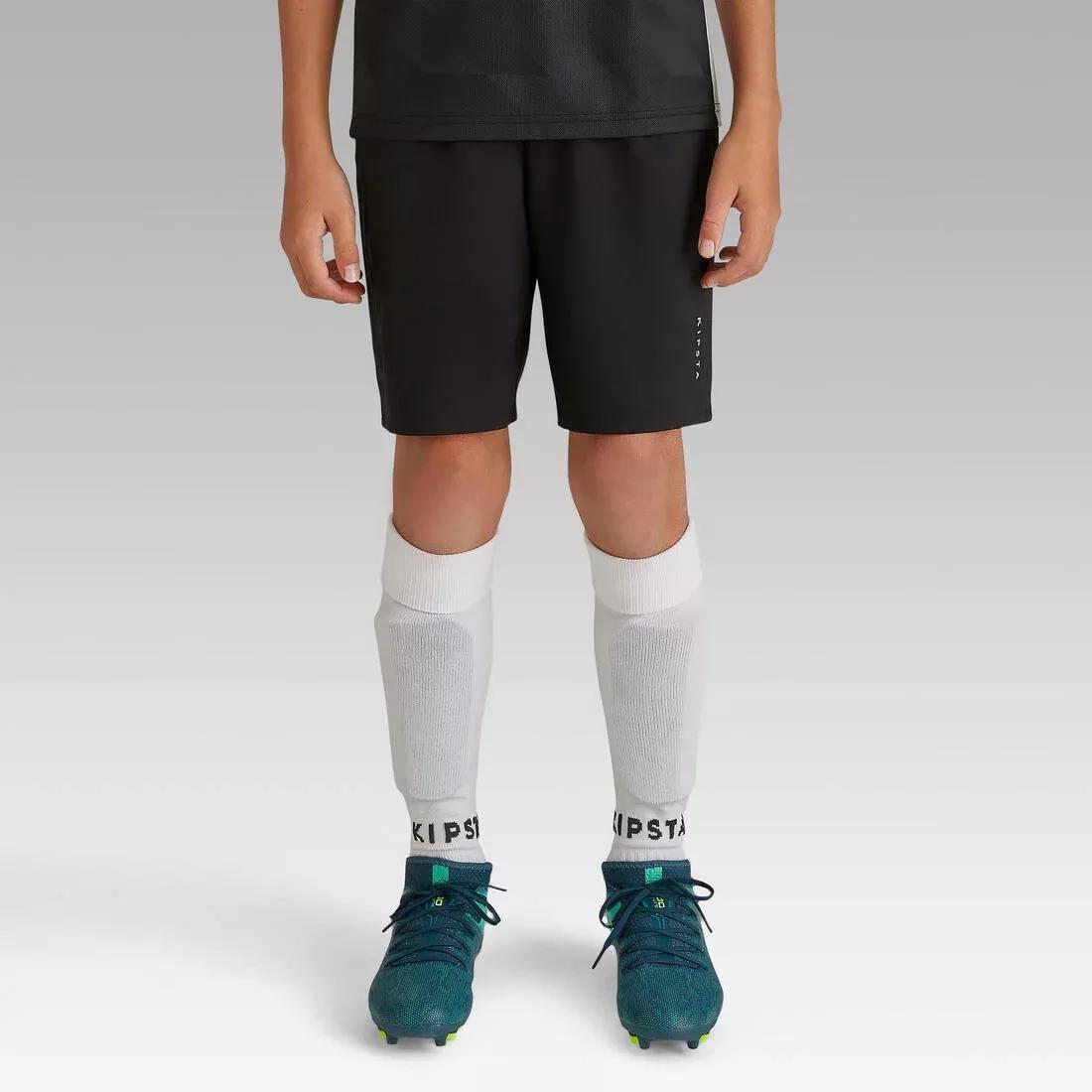 KIPSTA - F500 Kids Football Shorts, Black