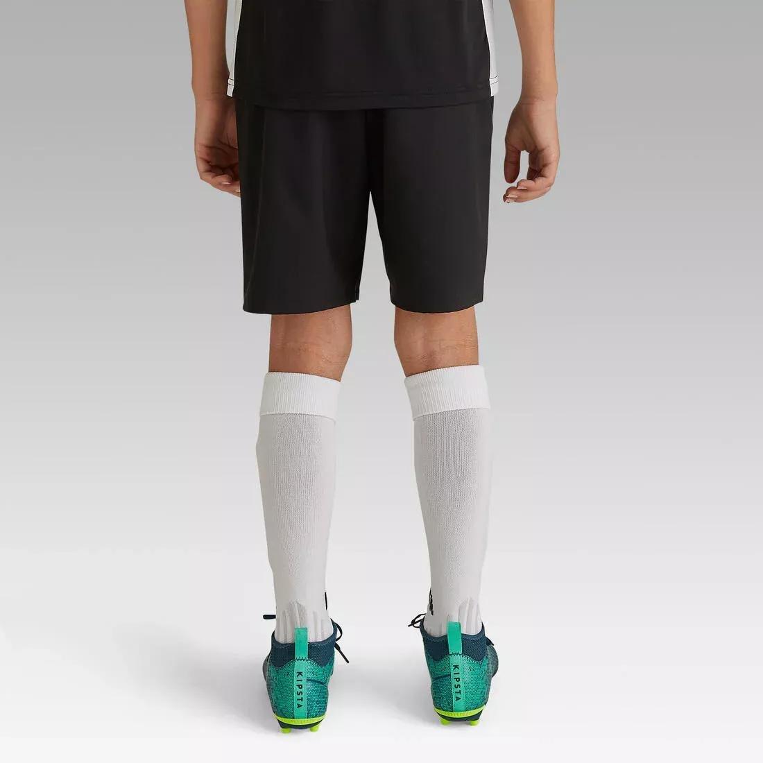 KIPSTA - F500 Kids Football Shorts, Black