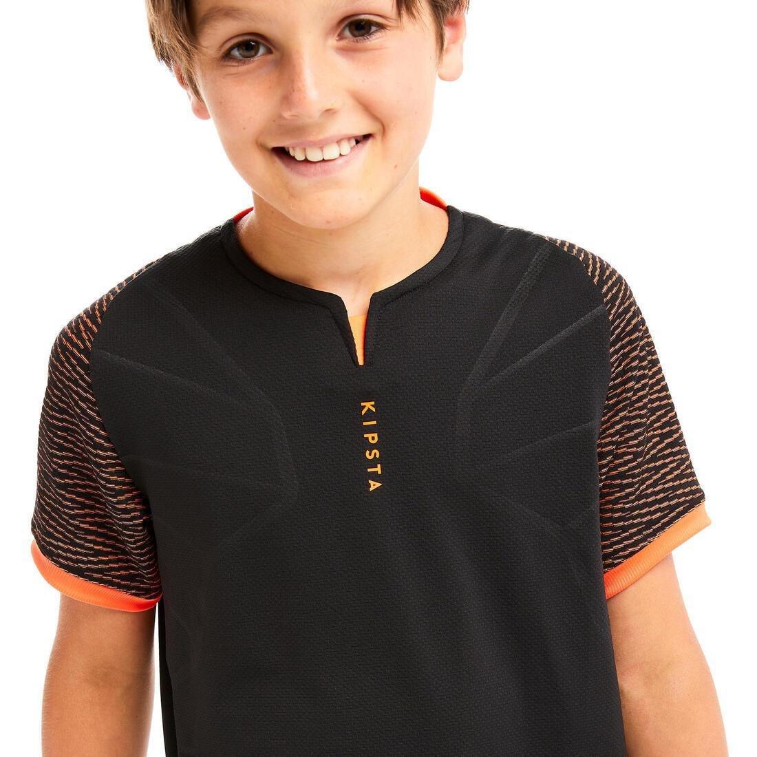 BLACK Kids' Football Shirt CLR - Black/Orange, , large image number 5