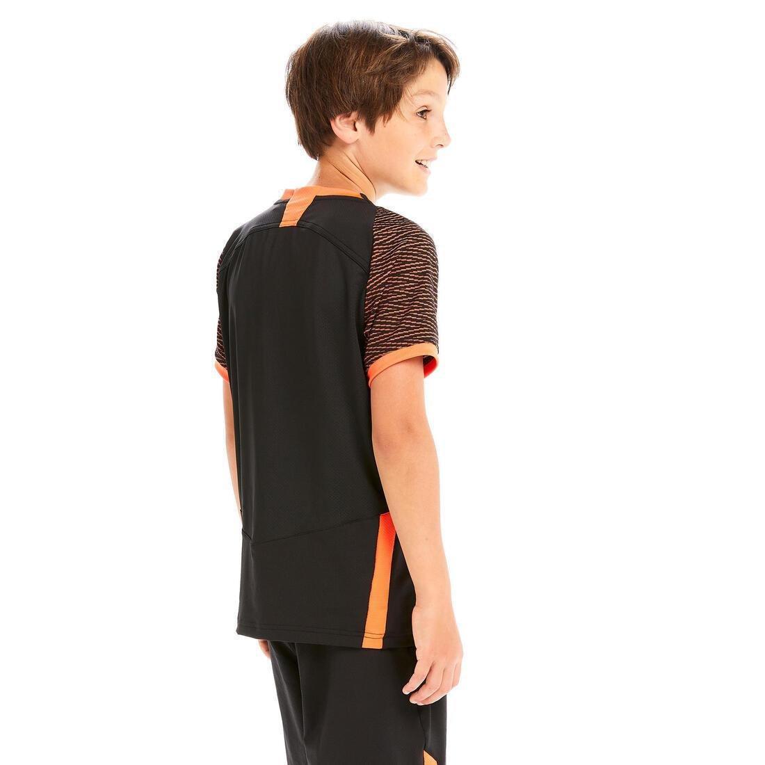 BLACK Kids' Football Shirt CLR - Black/Orange, , large image number 6
