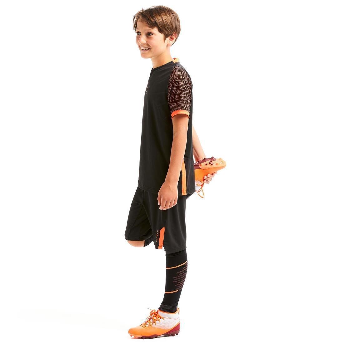 BLACK Kids' Football Shirt CLR - Black/Orange, , large image number 9