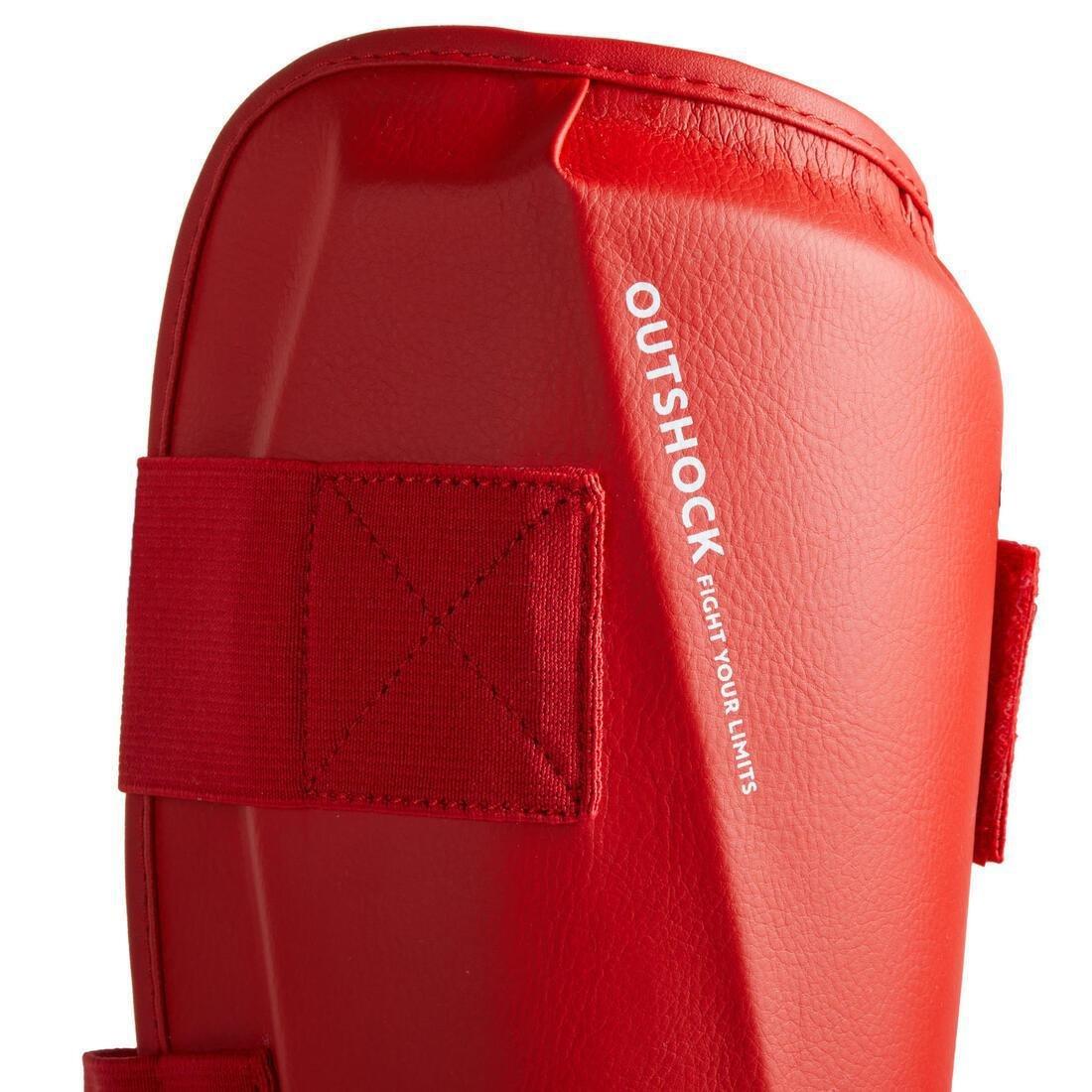 TOMATO RED Karate Shin/Foot Guard 900, No Color, large image number 4