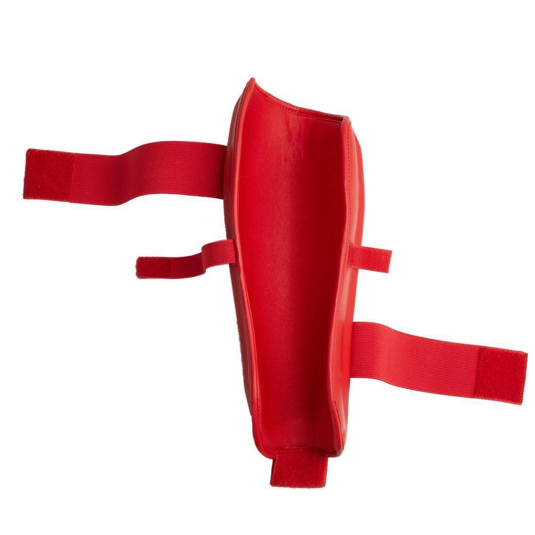 TOMATO RED Karate Shin/Foot Guard 900, No Color, medium