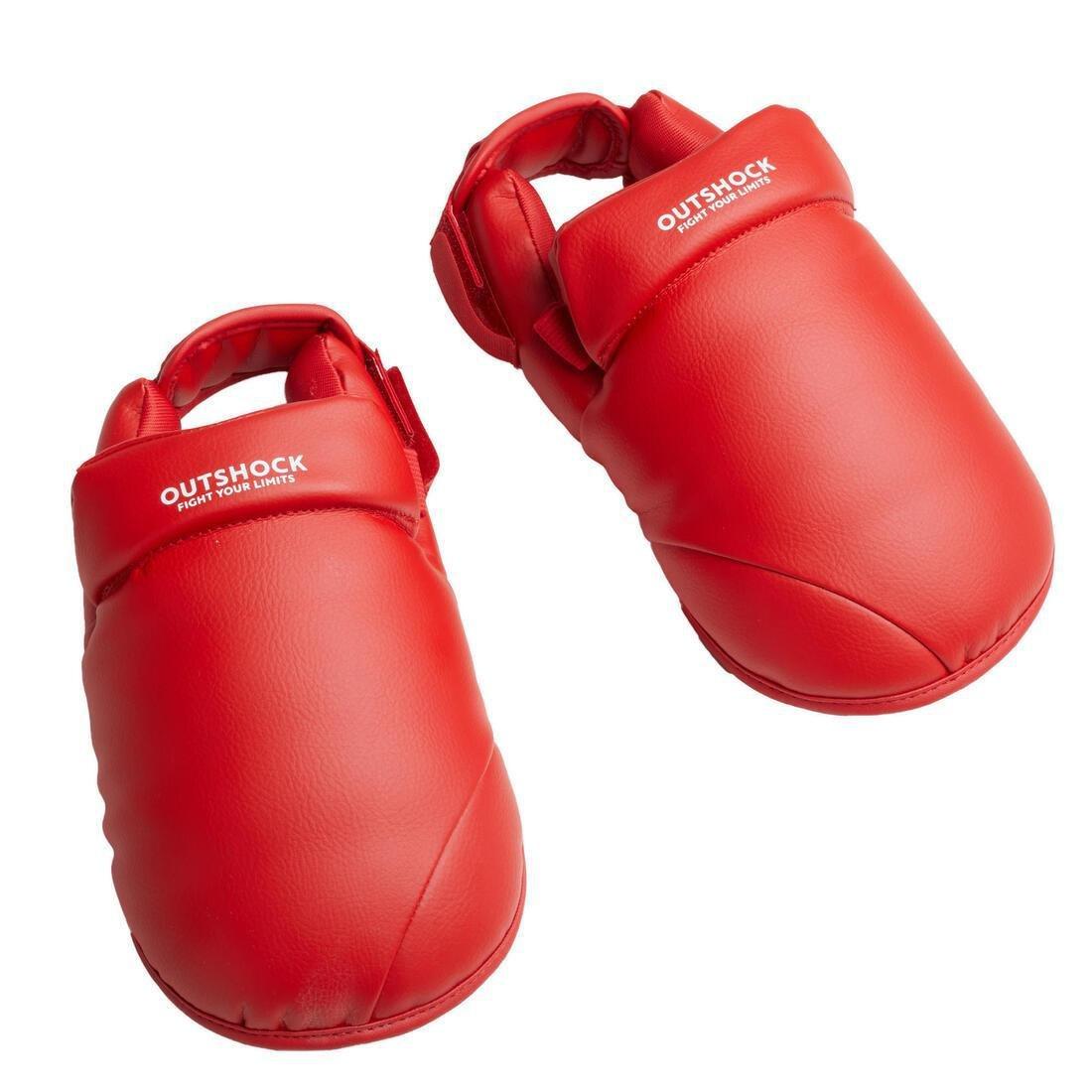 TOMATO RED Karate Shin/Foot Guard 900, No Color, large image number 7