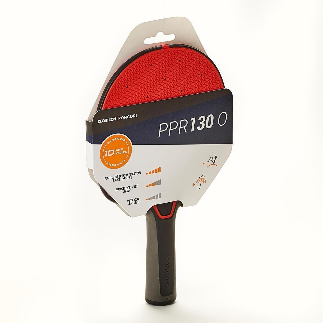 Table Tennis Durable Bat, Black/Red, No Color, large image number 9