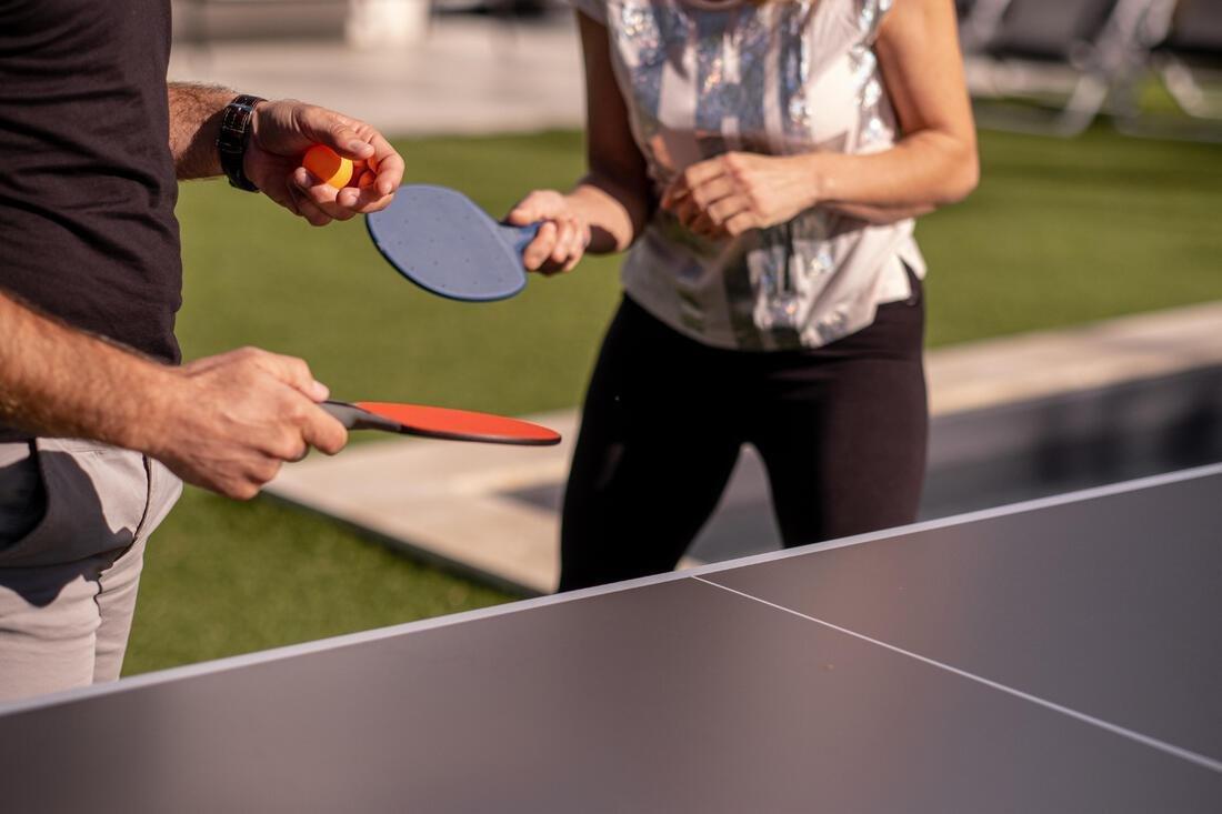 Table Tennis Durable Bat, Grey, No Color, large image number 11