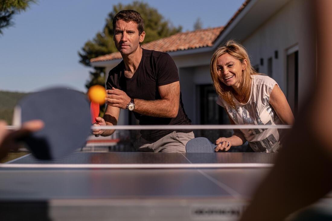 Table Tennis Durable Bat, Grey, No Color, large image number 12