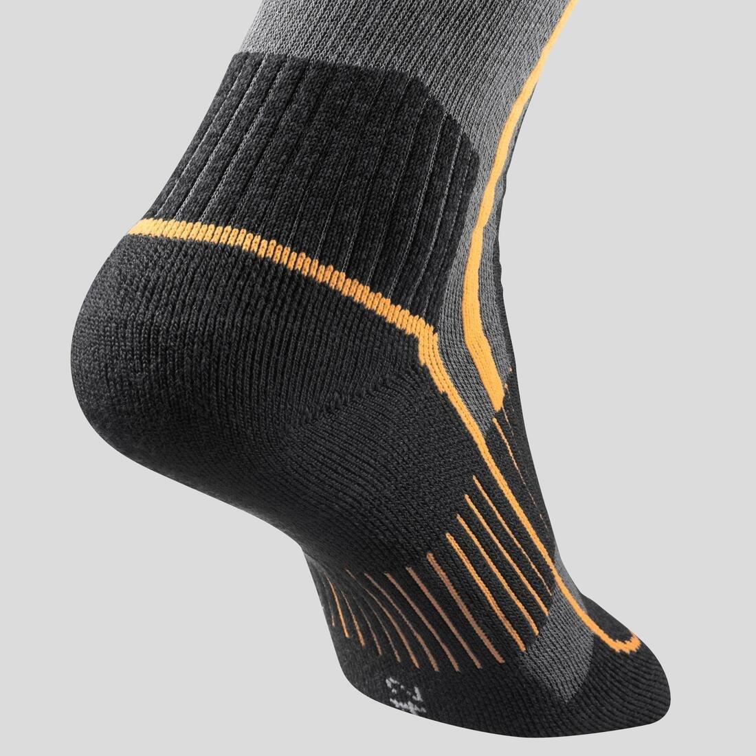 Adult Warm Hiking Socks, SH520 X-WARM, 2 Pairs, Graphite, , large image number 3