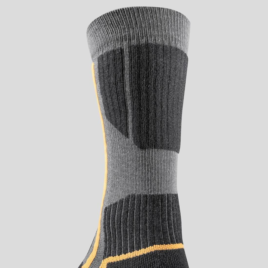 Adult Warm Hiking Socks, SH520 X-WARM, 2 Pairs, Graphite, , large image number 5