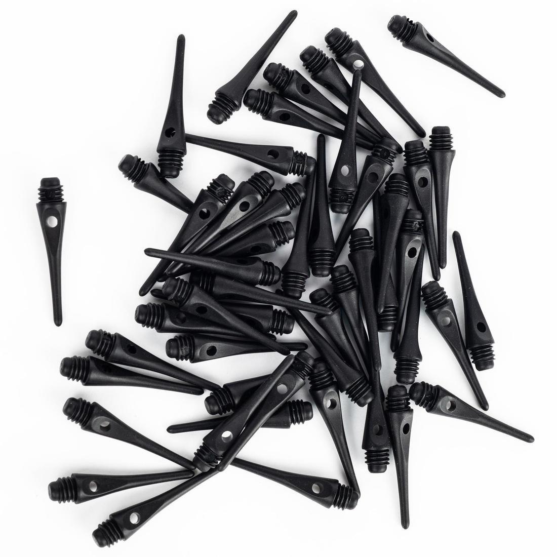 50 Plastic (Soft Tip) Dart Tips, Blue, No Color, large image number 10