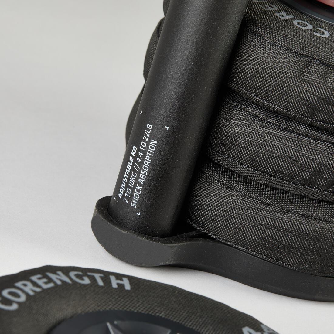 Adjustable Kettlebell 2 To 10 Kg, Black, No Color, large image number 2