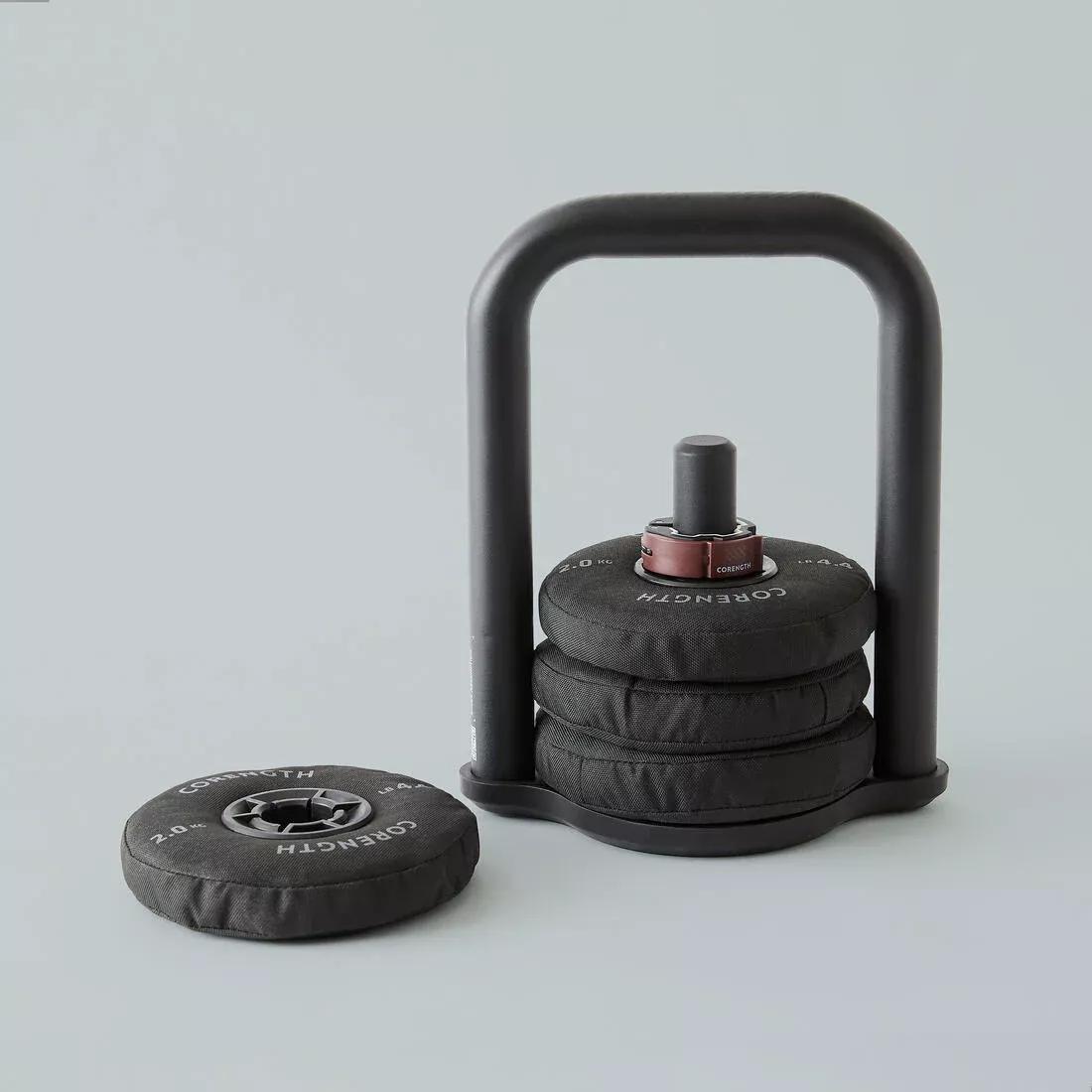 Adjustable Kettlebell 2 To 10 Kg, Black, No Color, large image number 4