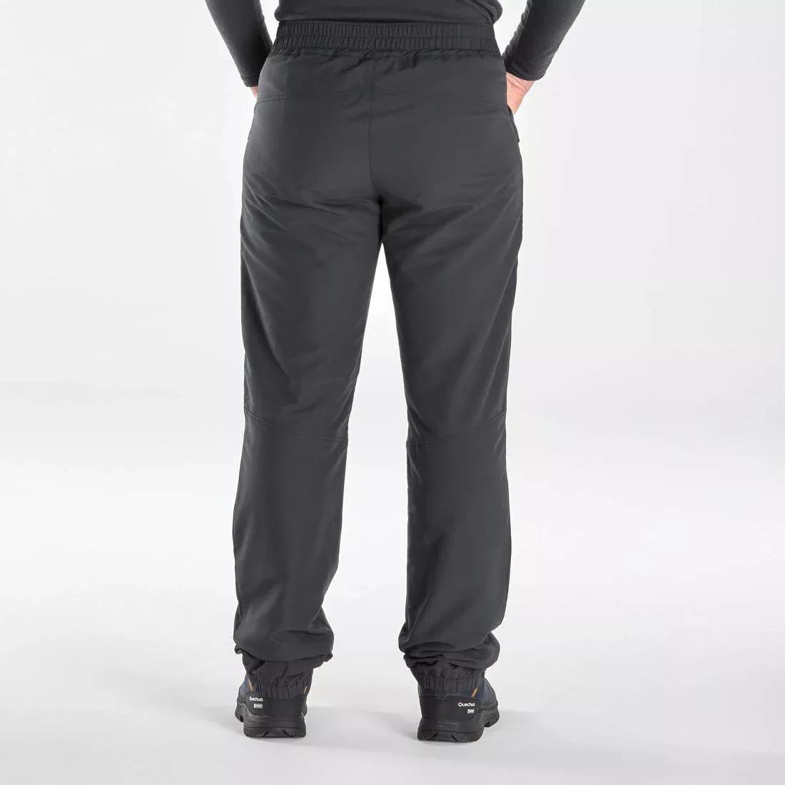 Men Hiking Warm Water-Repellent Trousers - Sh100, Green, , large image number 7