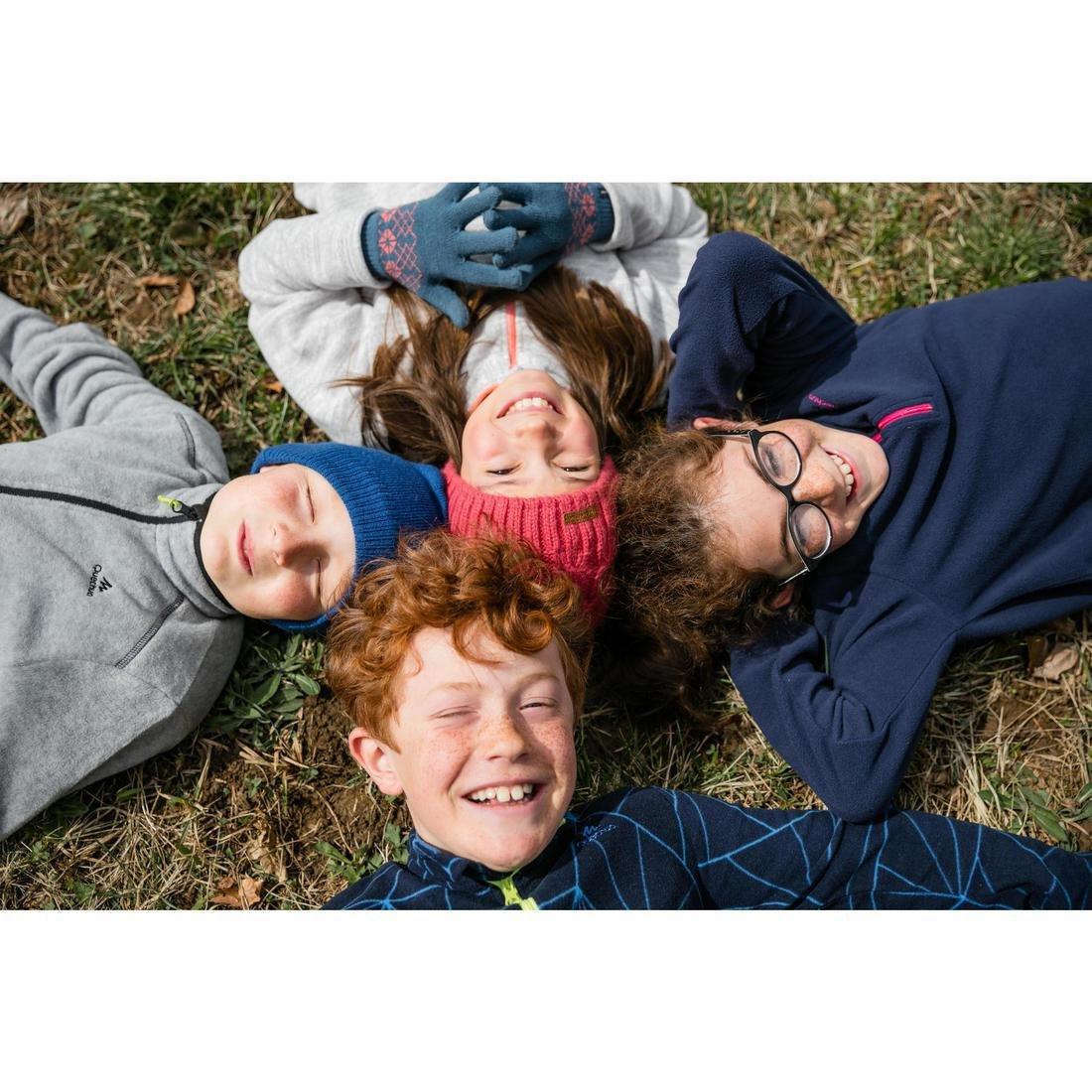 Forclaz 200 Boy's Hiking Fleece, Blue, No Color, large image number 5